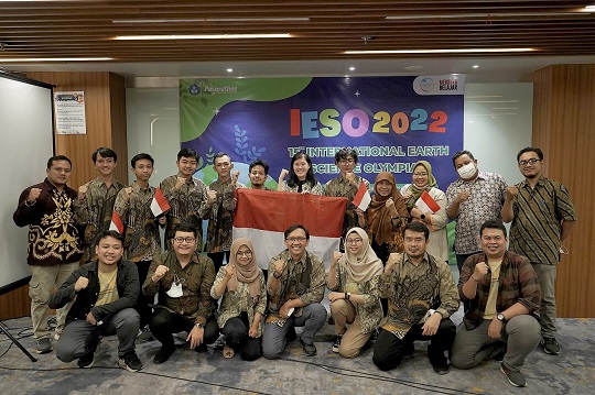 Indonesia Raih 13 Medali di Olimpiade Internasional Earth Science 2023